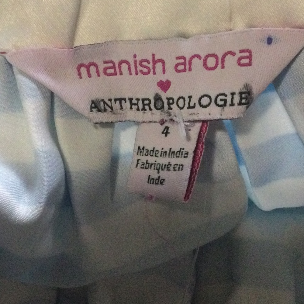 Anthropologie Manish Arora size 4 Seraphina polyst - Picture 6 of 8